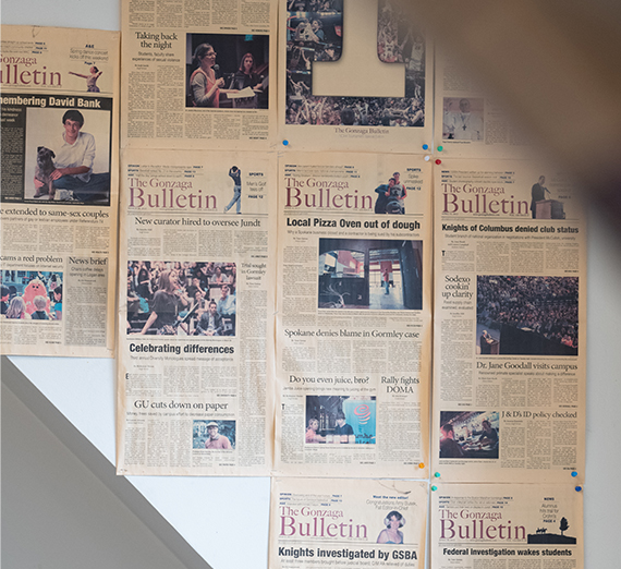 Gonzaga alum Mandi Price in a Hollywood set.